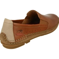 Fluchos Mocasines|Mocasin De En Fabricacion Kiowa Con Pala Lisa Y Cosido Al Corte. Piso De Caucho Conductor Y Planta Extraible.