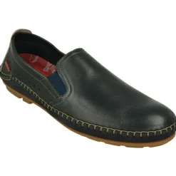 Fluchos Mocasines|Mocasin De En Fabricacion Kiowa Con Pala Lisa Y Cosido Al Corte. Piso De Caucho Conductor Y Planta Extraible.