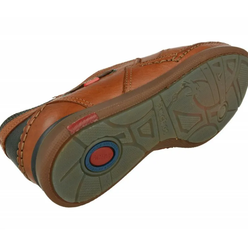 Fluchos Mocasines|Mocasin De En Pala Lisa Y Piso De Cuna De Caucho Con Planta De Descanso