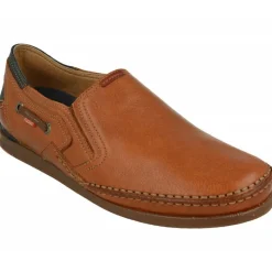 Fluchos Mocasines|Mocasin De En Pala Lisa Y Piso De Cuna De Caucho Con Planta De Descanso
