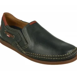 Fluchos Mocasines|Mocasin De En Pala Lisa Y Piso De Cuna De Caucho Con Planta De Descanso