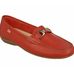 Fluchos Mocasines|Mocasin De Ligero Y Flexible Con Adorno Metal En La Pala, Planta De Descanso Y Piso De Caucho
