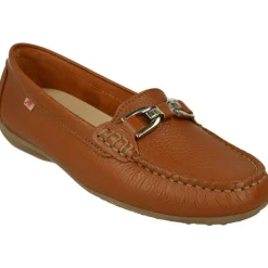 Fluchos Mocasines|Mocasin De Ligero Y Flexible Con Adorno Metal En La Pala, Planta De Descanso Y Piso De Caucho
