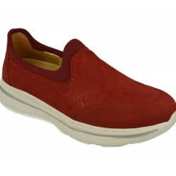 G Comfort Mocasines|Mocasin De En Piel Metalizada Elastica Con Planta De Descanso Y Piso Aligerado