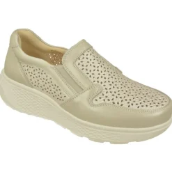 G Comfort Mocasines|Mocasin De En Piel Picada Combinada Con Elasticos En Pala Y Piso Aligerado Con Planta Anatomica Extraible