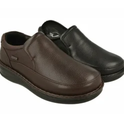 G Comfort Zapatos Comodos Para Trabajar|Mocasin De En Piel Grabada Con Piso De Poliuretano Aligerado, Membrana Impermeable Y Horma De Ancho Especial 14