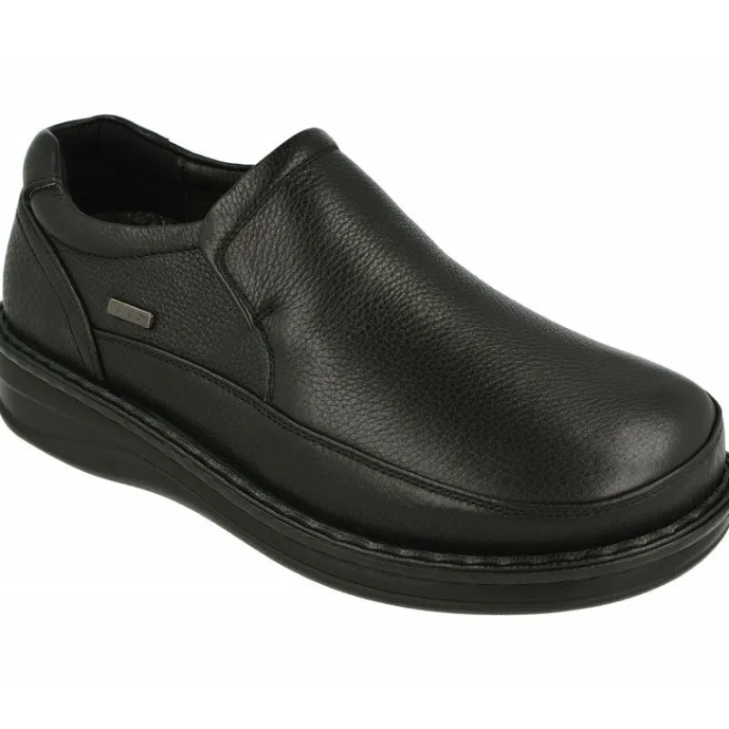 G Comfort Zapatos Comodos Para Trabajar|Mocasin De En Piel Grabada Con Piso De Poliuretano Aligerado, Membrana Impermeable Y Horma De Ancho Especial 14