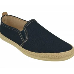 Garzon Zapatillas De Calle|Mocasin De Con Elasticos Lona Algodon Piso Caucho Y Esparto