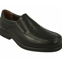 Tolino Mocasines|Mocasin De Con Elasticos En Pala En Horma De Ancho Especial Con Planta De Descanso Movible Y Piso De Poliuretano Aligerad Negro