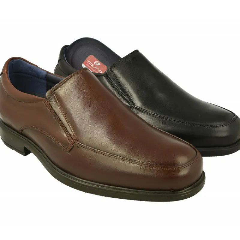 Tolino Mocasines|Mocasin De En Horma De Ancho Especial Para Vestir, Con Piso De Descanso Y Planta Anatomica Movible