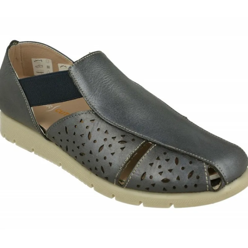 Doctor Cutillas Mocasines|Mocasin Del Con Elasticos En Pala Y Planta De Descanso Con Piel Picada Transpirable