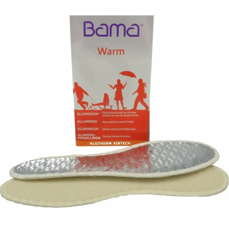 Bama Plantillas|Plantilla De Lana 100% Termica Y De Aluminio Sin Color