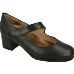 Comfort Class Zapatos Con Pulsera|Pulsera De Confort Class Con Ajuste Por Tira De Velcro. Tacon De Base Ancha Con Planta De Descanso Extraible Y Piso De Goma