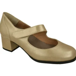 Comfort Class Zapatos Con Pulsera|Pulsera De Confort Class Con Ajuste Por Tira De Velcro. Tacon De Base Ancha Con Planta De Descanso Extraible Y Piso De Goma