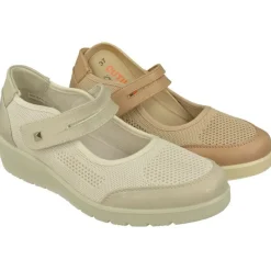 Doctor Cutillas Zapatos Con Pulsera|Pulsera De De Lona Rejilla Combinada Con Piel Muy Transpirable Con Piso De Cuna De Poliuretano