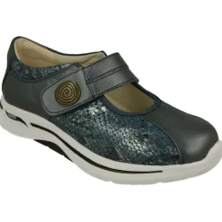 G Comfort Zapatos Con Pulsera|Pulsera De Con Tira De Velcro Ajustable Y Piel Combinada Con Licra Elastica. Piso Aligerado De Poliuretano Y Planta An