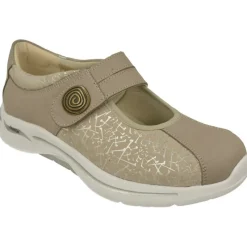 G Comfort Zapatos Con Pulsera|Pulsera De Con Tira De Velcro Ajustable Y Piel Combinada Con Licra Elastica. Piso Aligerado De Poliuretano Y Planta An