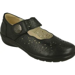 G Comfort Zapatos Con Pulsera|Pulsera De En Piel Grabada Y Picada Con Tira De Velcro Ajustable, Planta De Descanso Movible Y Piso De Poliuretano