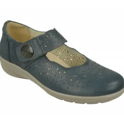 G Comfort Zapatos Con Pulsera|Pulsera De En Piel Grabada Y Picada Con Tira De Velcro Ajustable, Planta De Descanso Movible Y Piso De Poliuretano