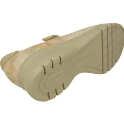PieSanto Zapatos Con Pulsera|Pulsera De Con Tira De Velcro En Piel Picada Aguas Con Piso Aligerado Y Amortiguado De Poliuretano Y Planta Extra Beige