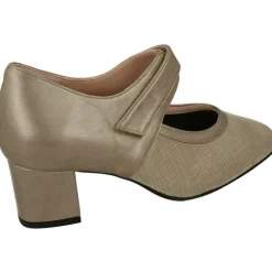 RIKO Zapatos Con Pulsera|Pulsera De Rico Con Ajuste De Velcro Y Pala Elastica. Planta De Descanso Extraible Y Tacon Forrado De Base Ancha