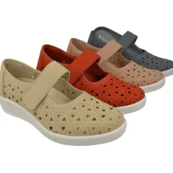 Doctor Cutillas Zapatos Con Pulsera|Pulsera Del En Antelina Picada Con Tira De Velcro Ajustable Y Planta De Latex Extraible