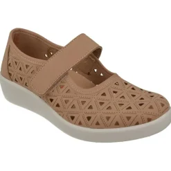 Doctor Cutillas Zapatos Con Pulsera|Pulsera Del En Antelina Picada Con Tira De Velcro Ajustable Y Planta De Latex Extraible