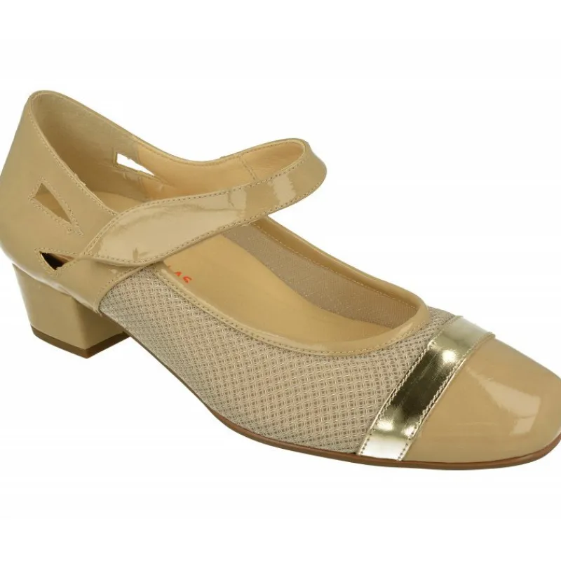 Doctor Cutillas Zapatos Con Pulsera|Pulsera Vestir Del En Piel Enregillada Con Tira De Velcro Y Puntera Recta Charol Con Tacon Intermedio