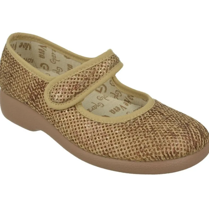 Garzon Zapatillas De Calle|Pulsera Zapatilla De De Lona Estampada, Tira De Velcro Ajustable Y Forro Antibacteriano. Piso De Caucho Confortable