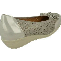 Calzamedi Zapatos Salon|Salon De Picaso Con Lazo Y Elastico Al Hueco. Piso De Caucho Y Planta Extraible En Horma De Ancho Especial