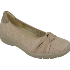 G Comfort Zapatos Salon|Salon De En Piel Nobuck Con Nudo En Escote, Piso De Caucho Y Planta Anatomica Extraible
