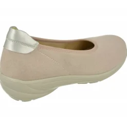 G Comfort Zapatos Salon|Salon De G Confort En Piel Antelina Liso Con Hueco Elastico Y Piso De Poliuretano Con Planta De Descanso Extraible
