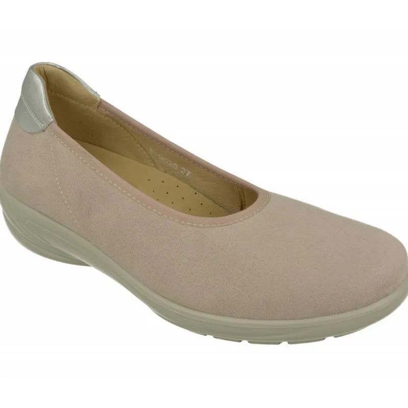 G Comfort Zapatos Salon|Salon De G Confort En Piel Antelina Liso Con Hueco Elastico Y Piso De Poliuretano Con Planta De Descanso Extraible