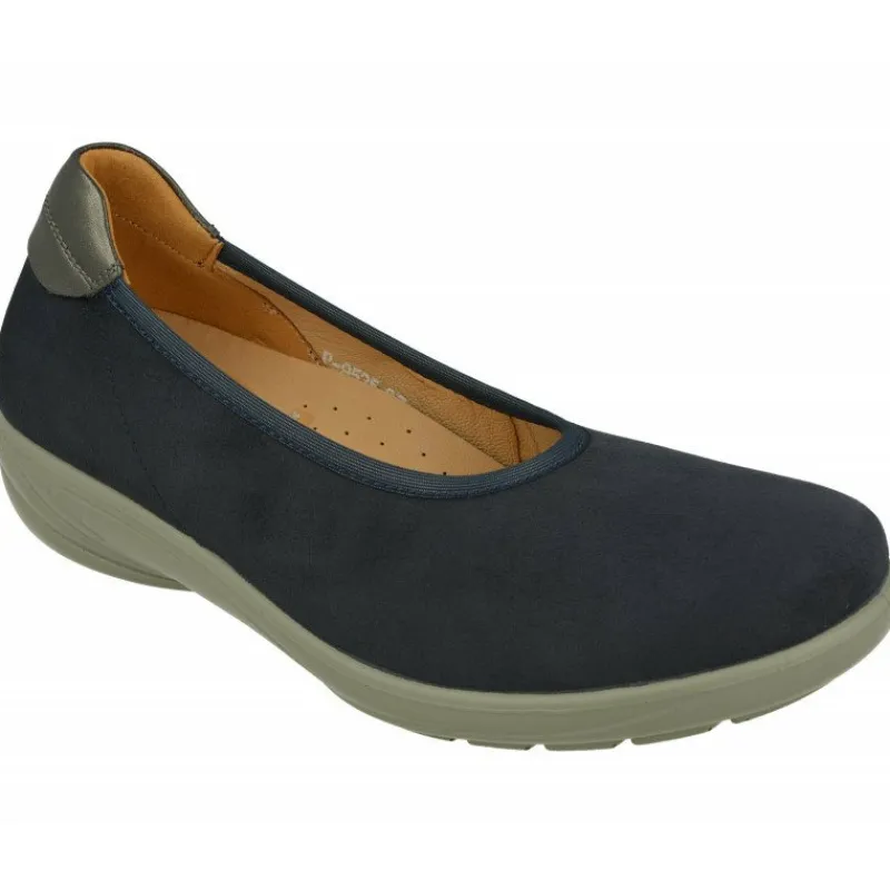 G Comfort Zapatos Salon|Salon De G Confort En Piel Antelina Liso Con Hueco Elastico Y Piso De Poliuretano Con Planta De Descanso Extraible
