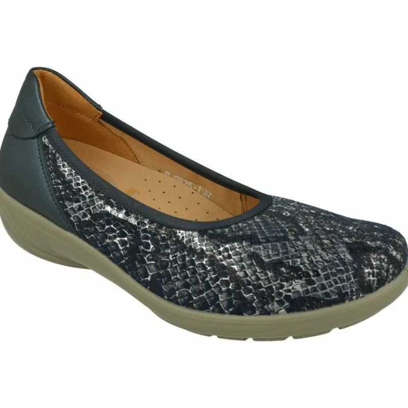 G Comfort Zapatos Salon|Salon De G Confort En Piel Grabada Con Elastico Al Hueco, Piso De Poliuretano Y Planta Extraible De Descanso
