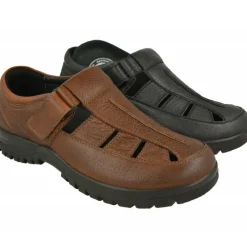 G Comfort Sandalias|Sandalia Cerrada De Con Ajuste De Velcro Y Piso De Descanso Con Planta Anatomica Movible