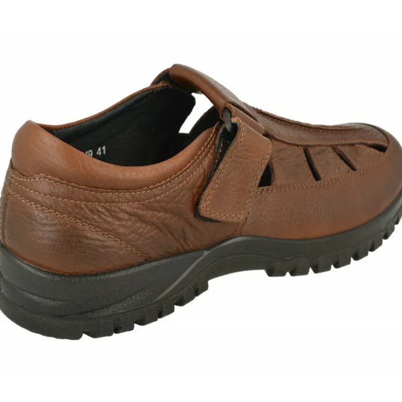 G Comfort Sandalias|Sandalia Cerrada De Con Ajuste De Velcro Y Piso De Descanso Con Planta Anatomica Movible