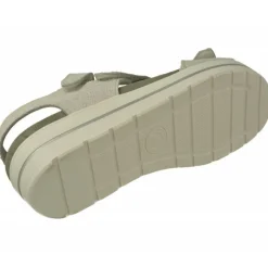 Alviflex Sandalias|Sandalia De De Tiras Cruzadas Con Velcro Ajustable. Planta Anatomica De Gran Descanso Extraible Y Piso De Poliuretano M Plata