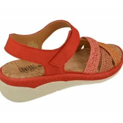 Comfort Class Sandalias|Sandalia De De Tiras Cruzadas Trenzadas Con Planta Anatomica Extraible Y Piso De Poliuretano