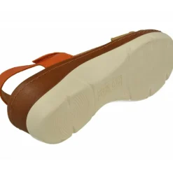 Comfort Class Sandalias|Sandalia De De Tiras Cruzadas Combinadas, Planta Anatomica Extraible Y Cuna De Poliuretano Forrada Cuero