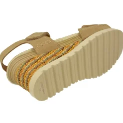 Comfort Class Sandalias|Sandalia De En Piel Serraje Con Doble Tira Ajustable De Velcro Y Cuna Alta Forrada En Tejido. Planta De Descanso E