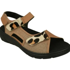 Comfort Class Zapatos Para Caminar|Sandalia De Con Doble Tira De Velcro Ajustable Especial Treking Con Planta Anatomica Extraible Y Piso De Poliureta