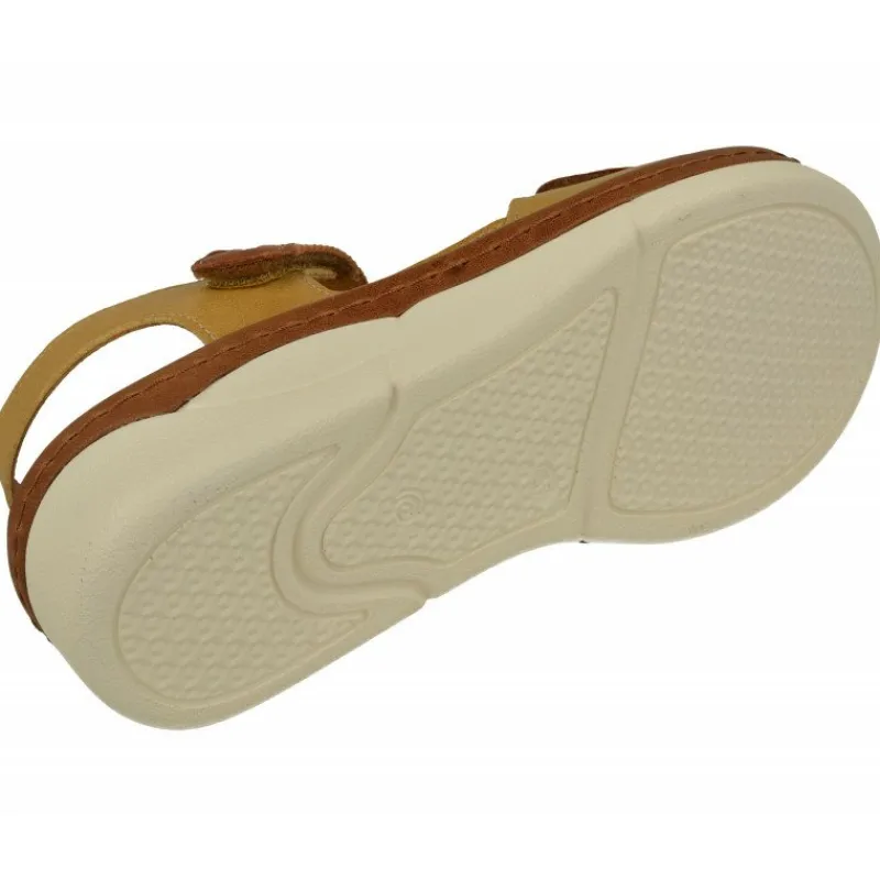 Comfort Class Sandalias|Sandalia De Con Tiras Trenzadas Combinadas Con Nobuck De Ajuste De Velcro Y Planta De Descanso Extraible