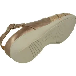 Doctor Cutillas Zapatos Ancho Especial|Sandalia De De Tiras Cruzadas En Piel Charol Estampada Con Planta Especial Para Plantillas
