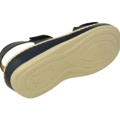 Doctor Cutillas Sandalias|Sandalia De En Piel Metalizada Con Doble Tira De Velcro Y Pala Grabada. Planta Extraible Y Cuna Al Tono