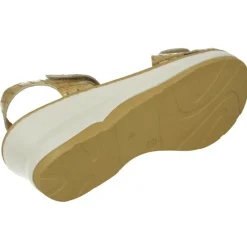 Doctor Cutillas Sandalias|Sandalia De En Piel Charol Grabada Con Doble Tira De Velcro Ajustable Y Con Plantilla Anatomica Movible.