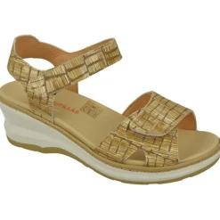 Doctor Cutillas Sandalias|Sandalia De En Piel Charol Grabada Con Doble Tira De Velcro Ajustable Y Con Plantilla Anatomica Movible.