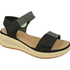 Doctor Cutillas Sandalias|Sandalia De Con Doble Tira De Velcro En Tejido Elastico Con Plnata Anatomica Y Piso De Poliuretano Amortiguado