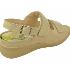 Drucker Calzapedic Sandalias|Sandalia De Drucker Con Doble Velcro En Pala Con Horma De Ancho 14 Y Piso Y Planta De Descanso Movible