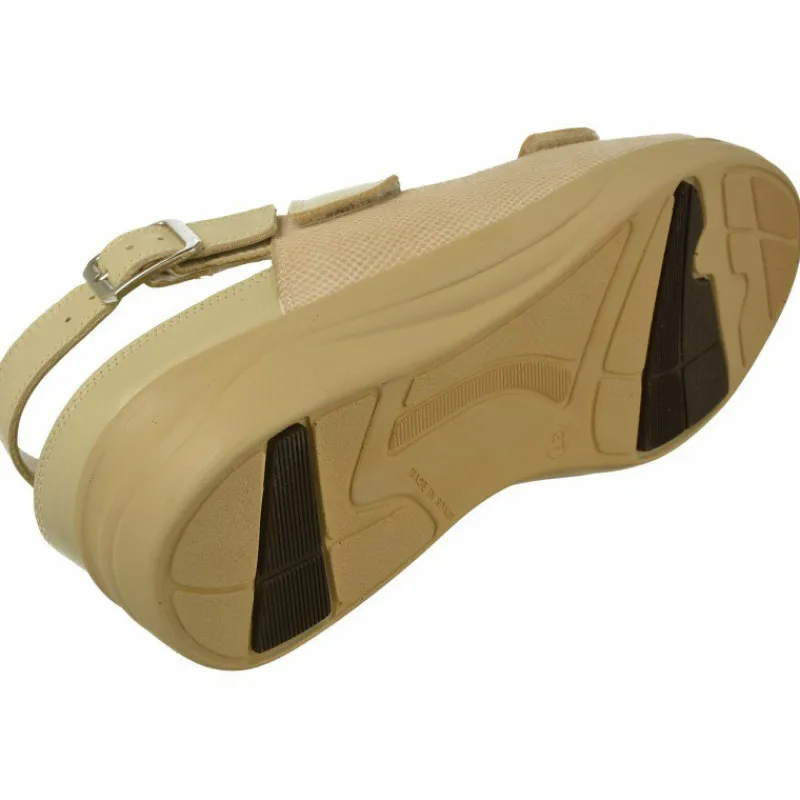 Drucker Calzapedic Sandalias|Sandalia De Drucker Con Doble Velcro En Pala Con Horma De Ancho 14 Y Piso Y Planta De Descanso Movible